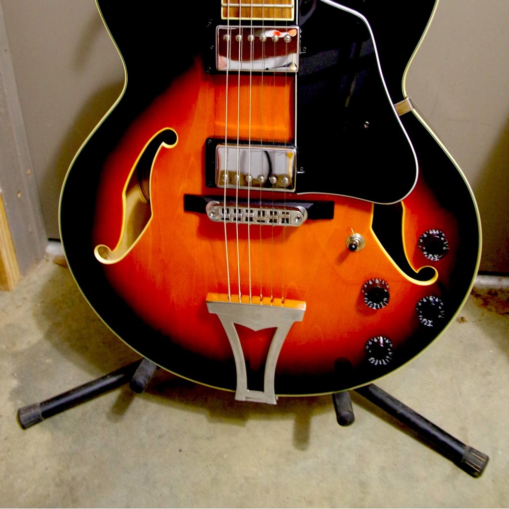 Ibanez Artcore hollow body electric guitar.